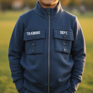 kids' premium navy training tracksuit